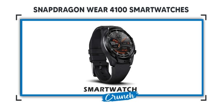 qualcomm snapdragon wear 4100 watches