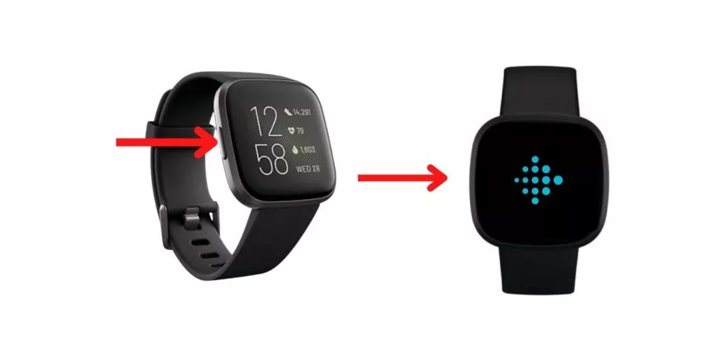 Restart the Fitbit versa 3