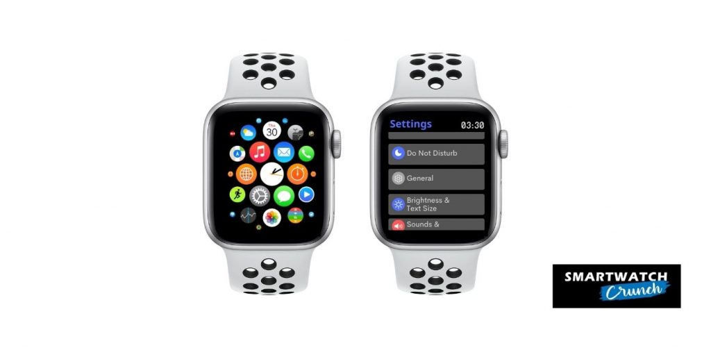 Settings and home screen apple watch
