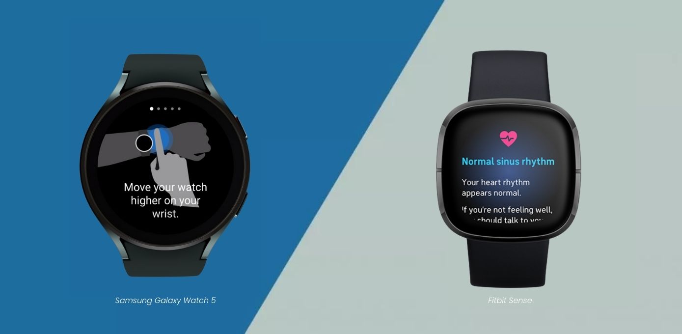 Samsung Galaxy Watch 5 vs Fitbit Sense Comparison