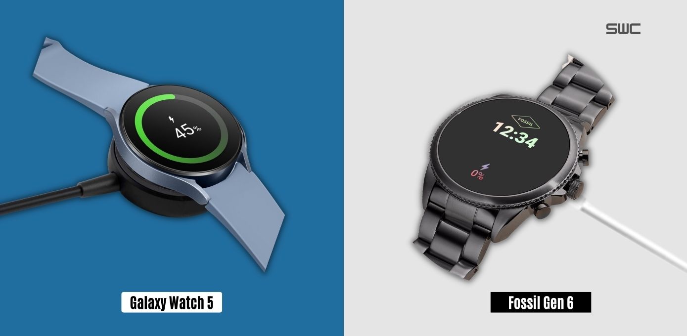 galaxy watch 5 vs 6 battery life