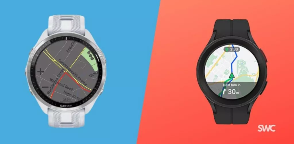 Galaxy Watch 5 Pro vs Forerunner 965 Location tracking