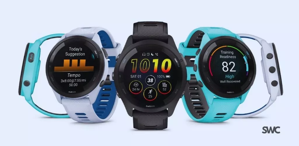 Design and display of Garmin FR 265