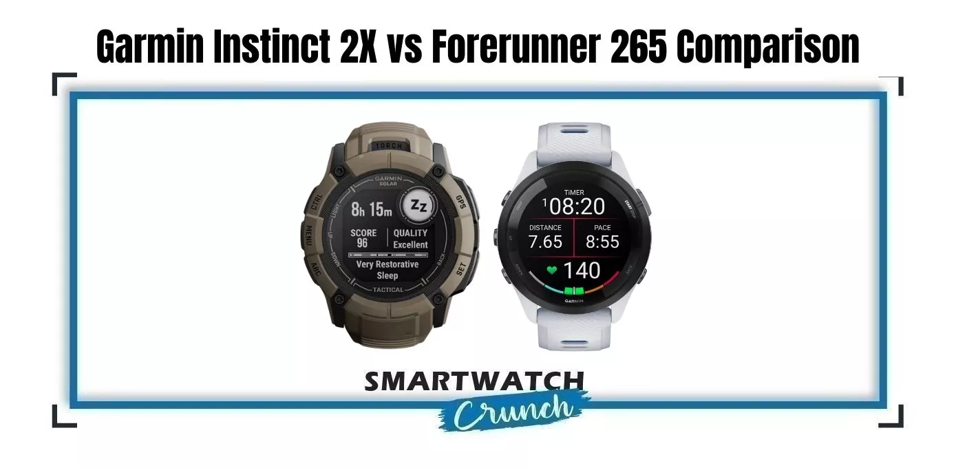 Garmin Instinct 2X vs Forerunner 265 Comparison