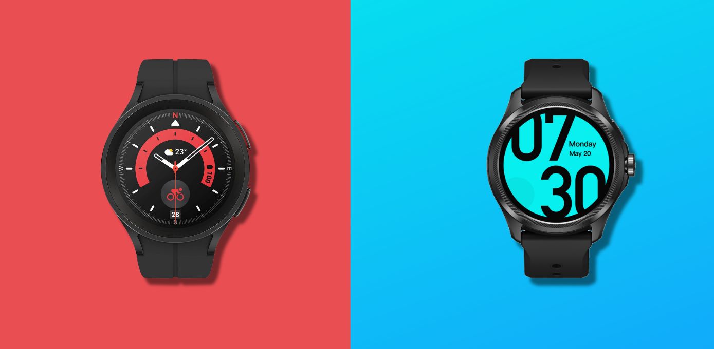 Samsung Galaxy Watch 5 Pro vs Mobvoi Ticwatch Pro 5 Comparison