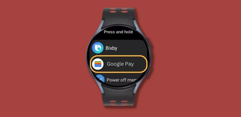 setting the google pay as defualt payment method option on galaxy watch 5
